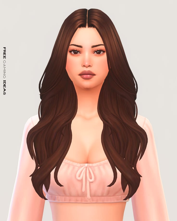 sims 4 long strands