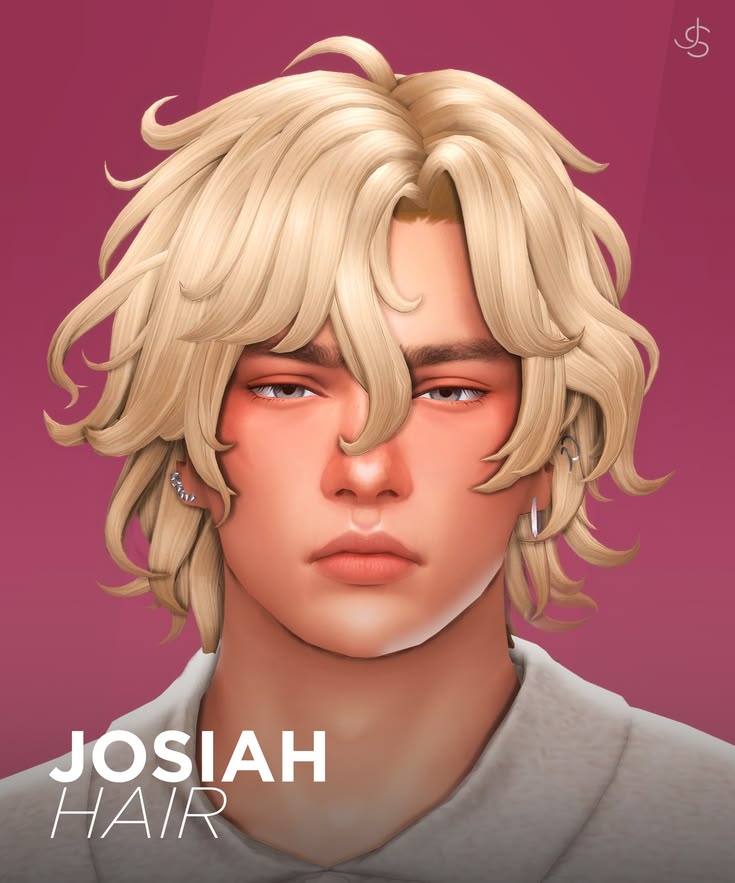 sims 4 male messy hair cc