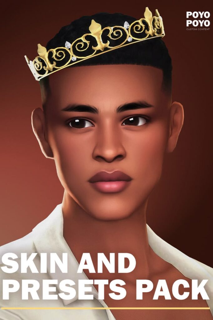 sims 4 male skin and presets pack