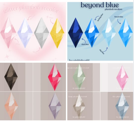 sims 4 plumbob recolors