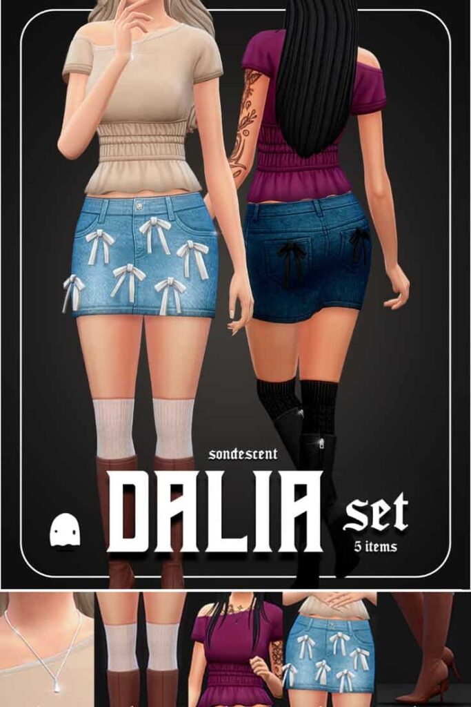 female clothes set sims 4