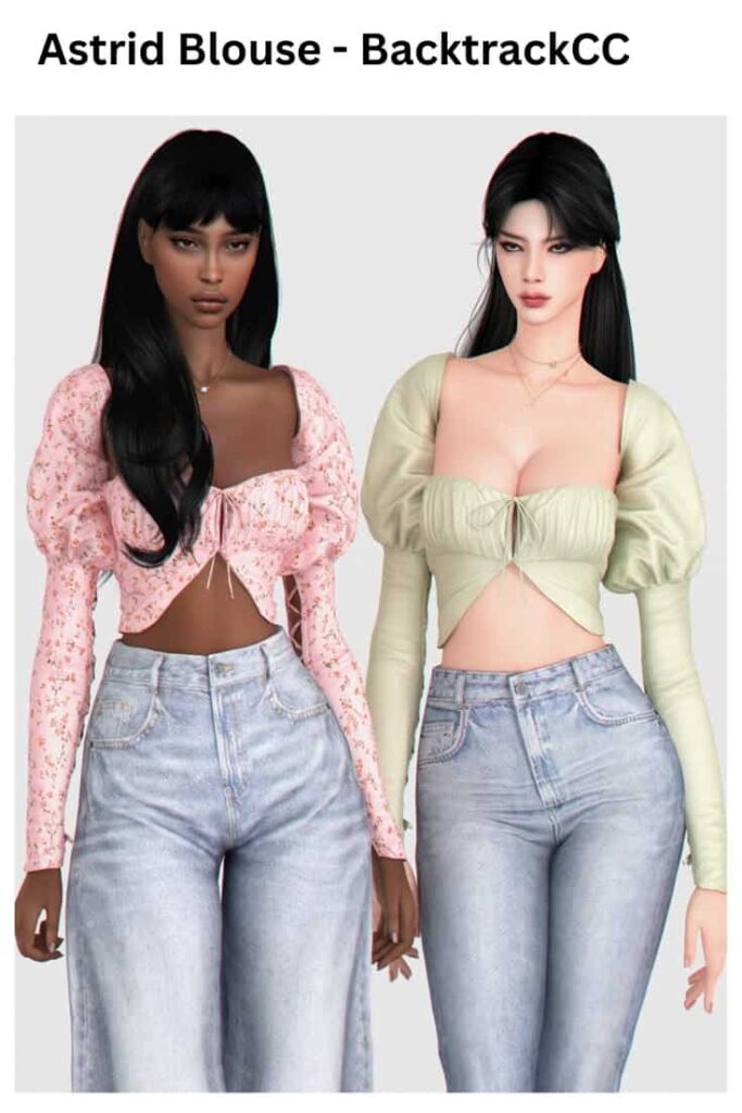 sims 4 blouse