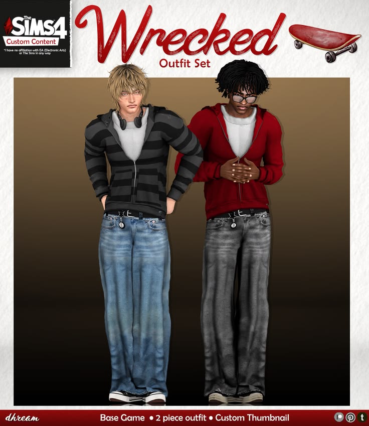 sims 4 male outfit set