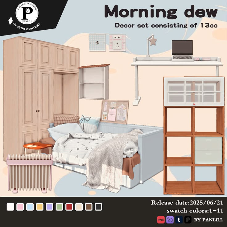 best sims 4 bedroom cc set
