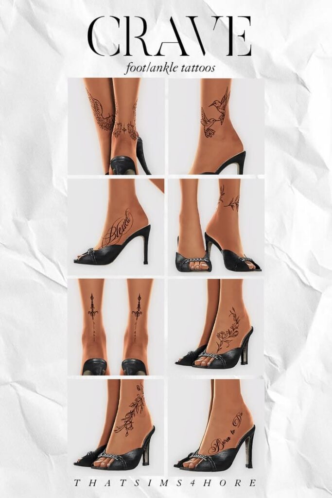 sims 4 ankle tattoos