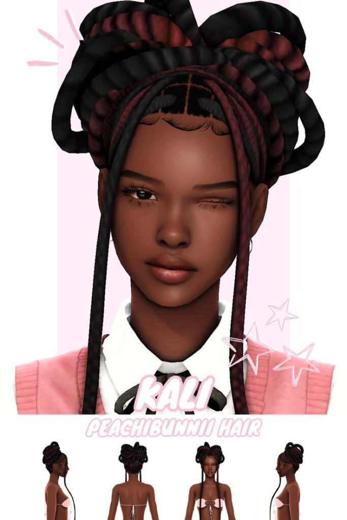 sims 4 braided locs cc