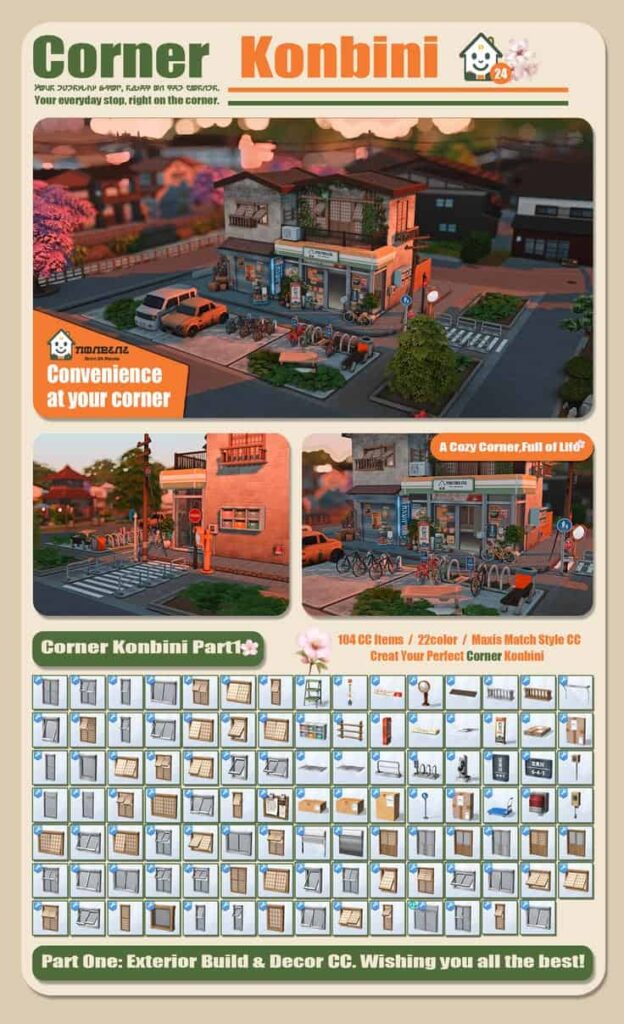 sims 4 build cc maxis match