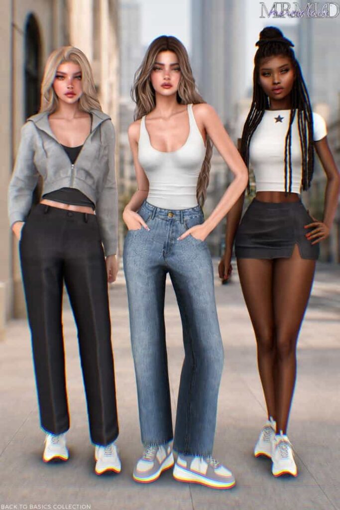 sims 4 female clothing cc pack