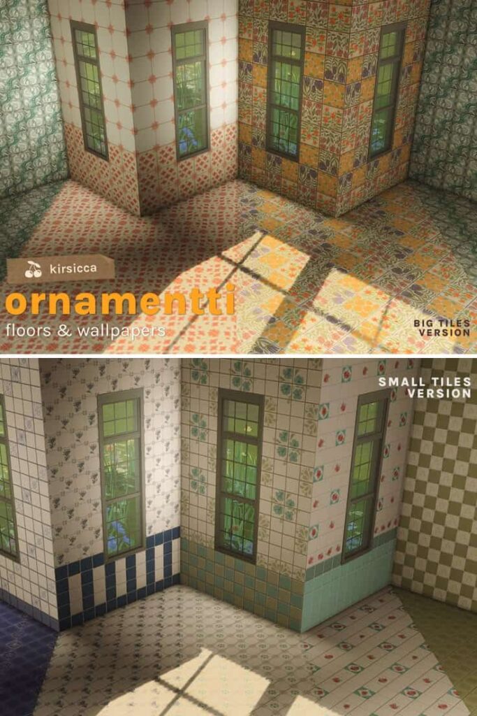 sims 4 floors and wallpapers cc