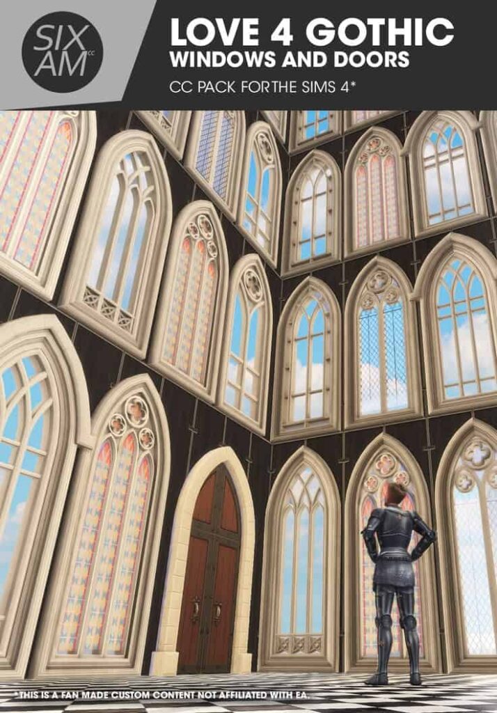 sims 4 gothic build cc