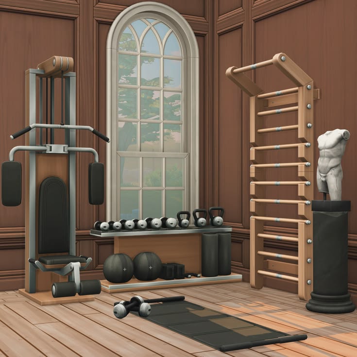 sims 4 gym cc pack