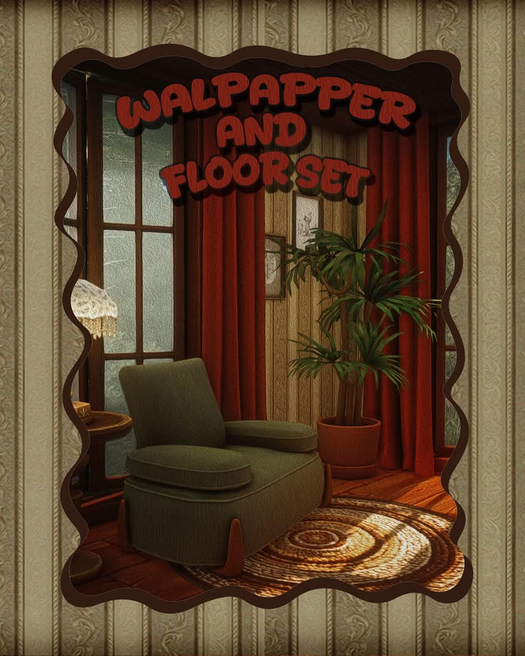 sims 4 wallpaper and floor cc