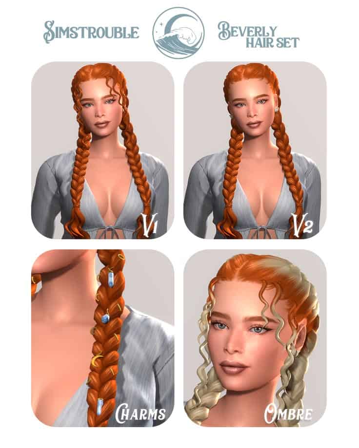 the sims 4 hair cc set