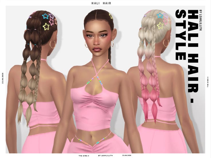 best sims 4 bubble braids