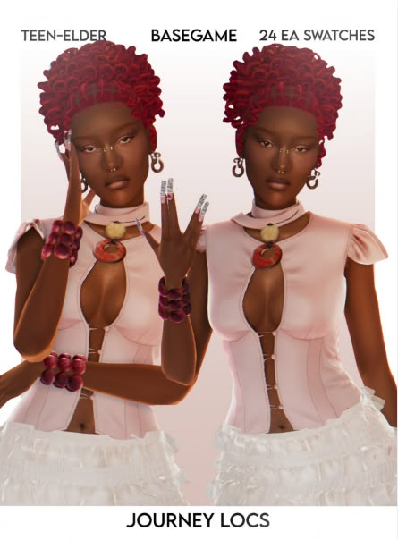 sims 4 curly locs cc