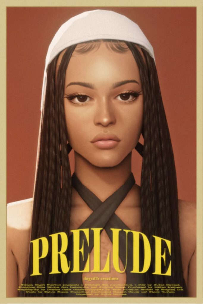 sims 4 long braided hair