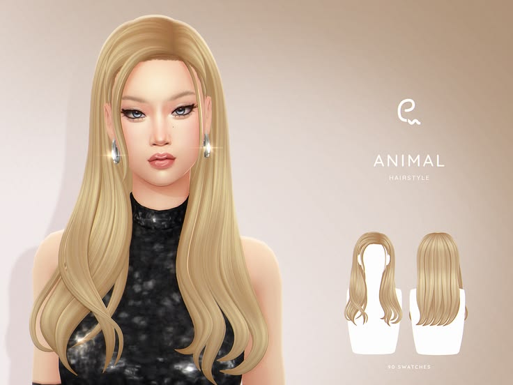 sims 4 long cc hairstyle