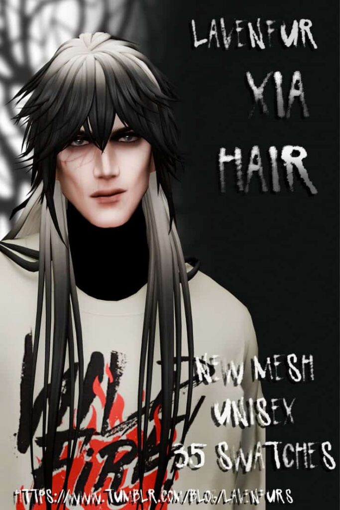 sims 4 long straight hair