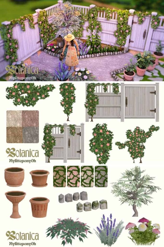 best sims 4 garden cc pack