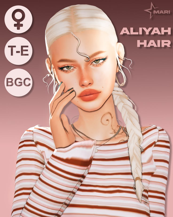 sims 4 cc braids