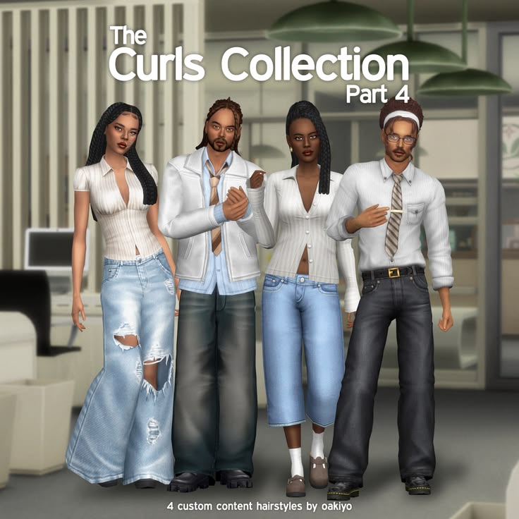 sims 4 curls cc collection