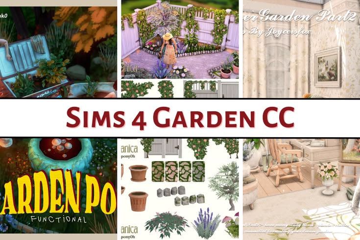 sims 4 garden cc