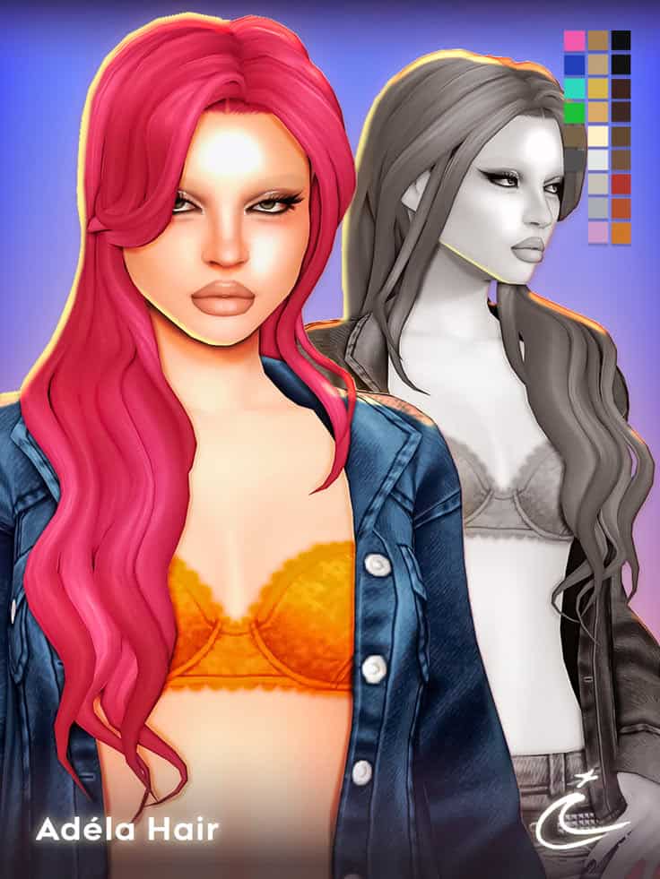 sims 4 long cc hair