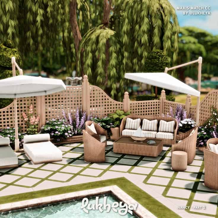 sims 4 outdoor build cc
