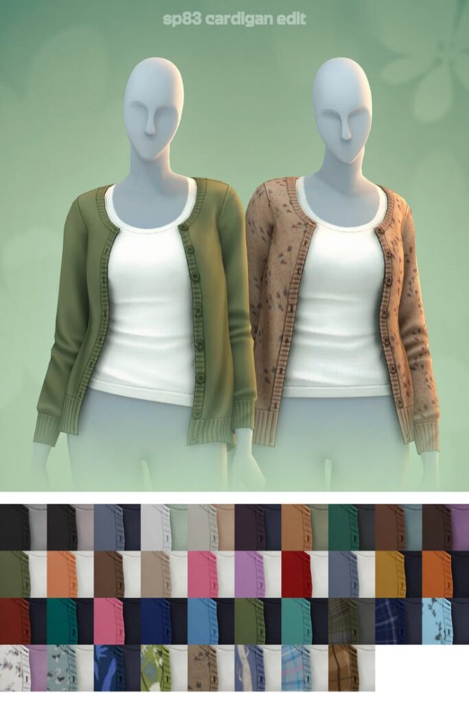 sims 4 cardigan