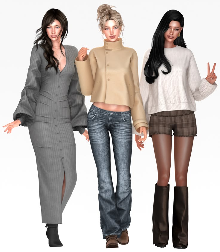 sims 4 clothing cc set