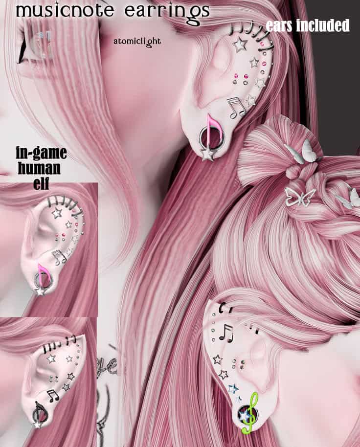 sims 4 earrings