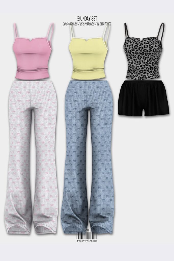 sims 4 loungewear cc pack