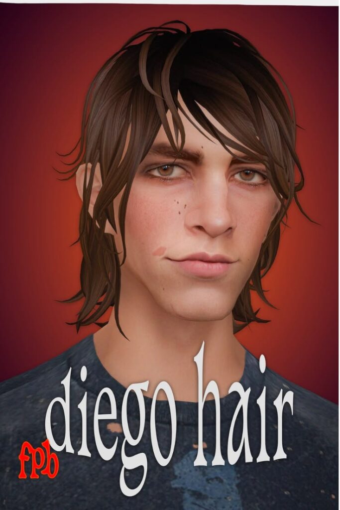 sims 4 messy male hair cc