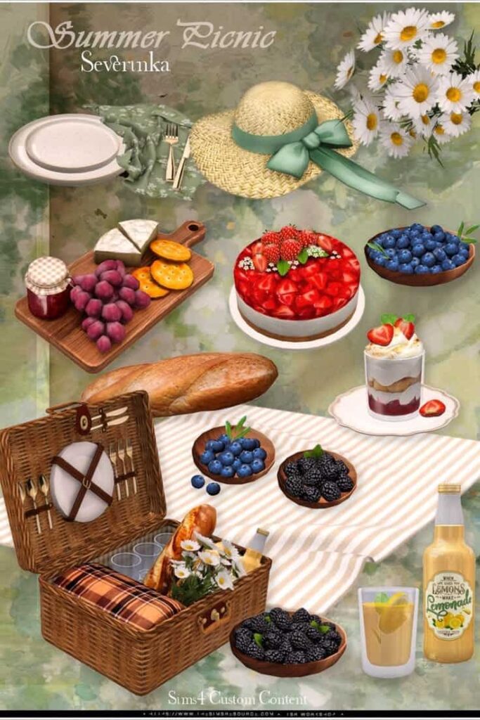 sims 4 picnic clutter