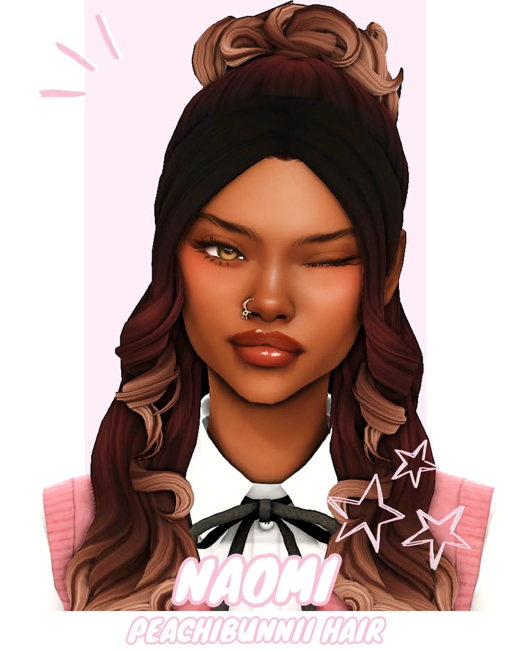 sims 4 twisted bun cc