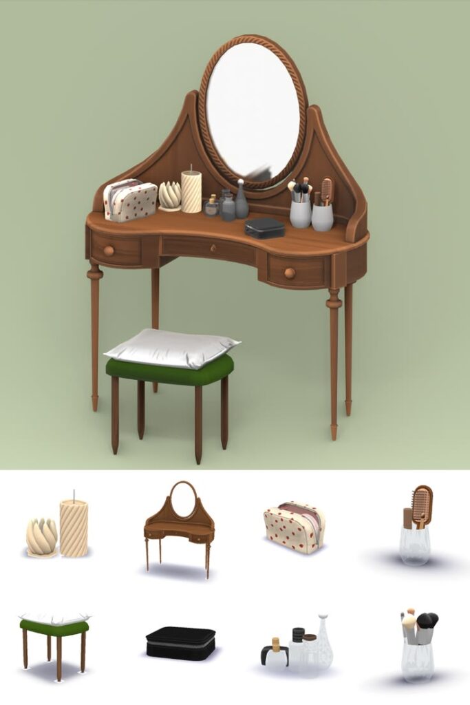 sims 4 vanity cc pack