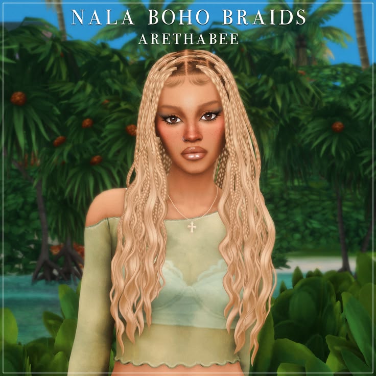 sims 4 boho braids cc