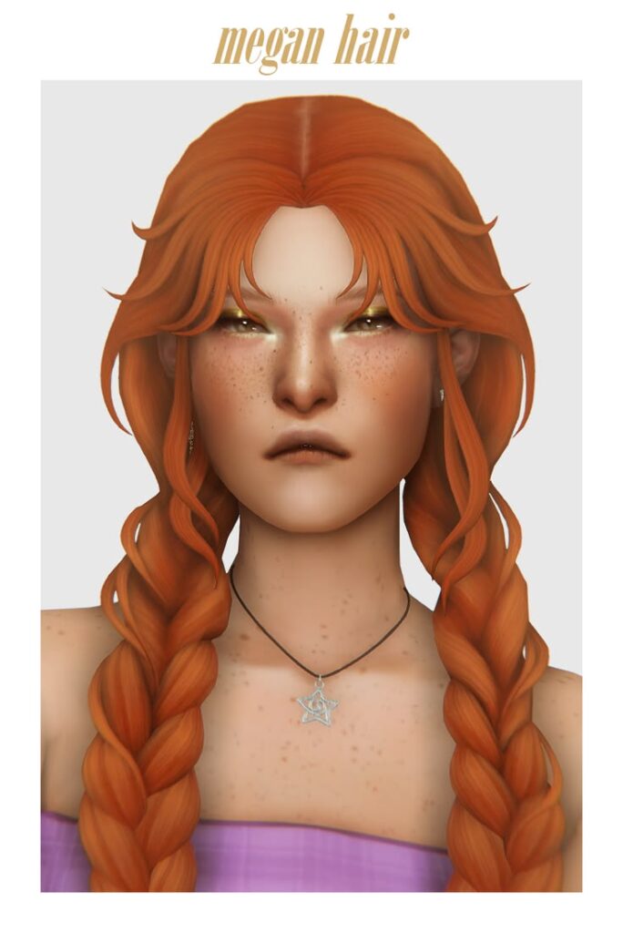 sims 4 braided pigtails