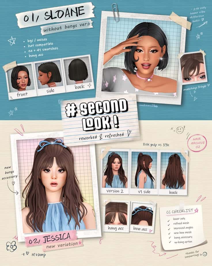 sims 4 female hairstyles