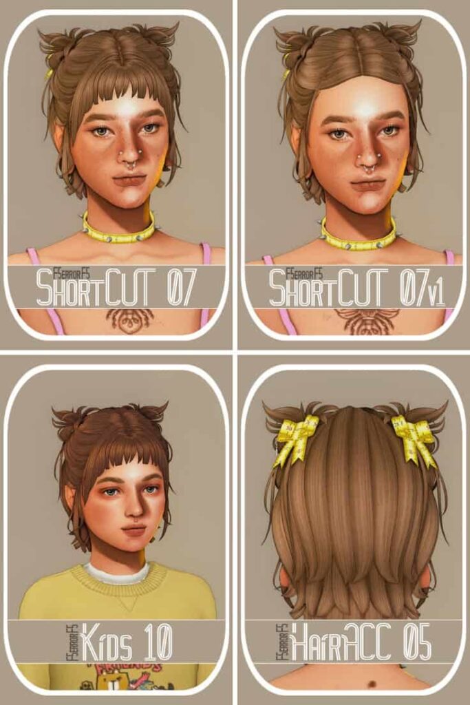sims 4 short hairstyle