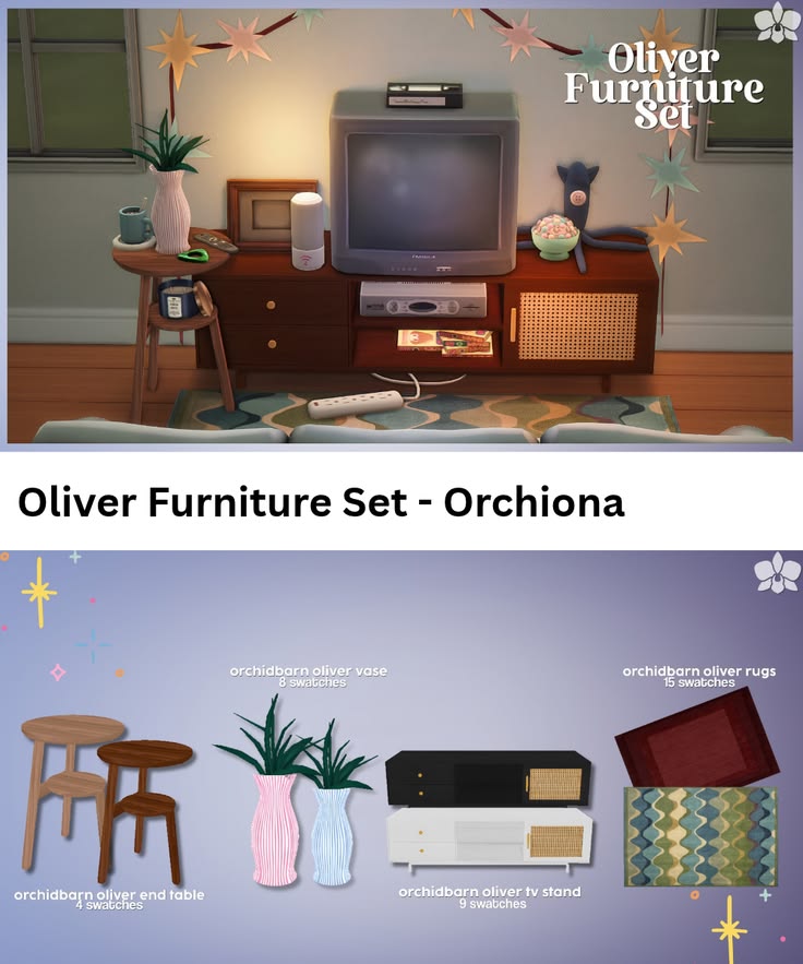 sims 4 furniture cc set